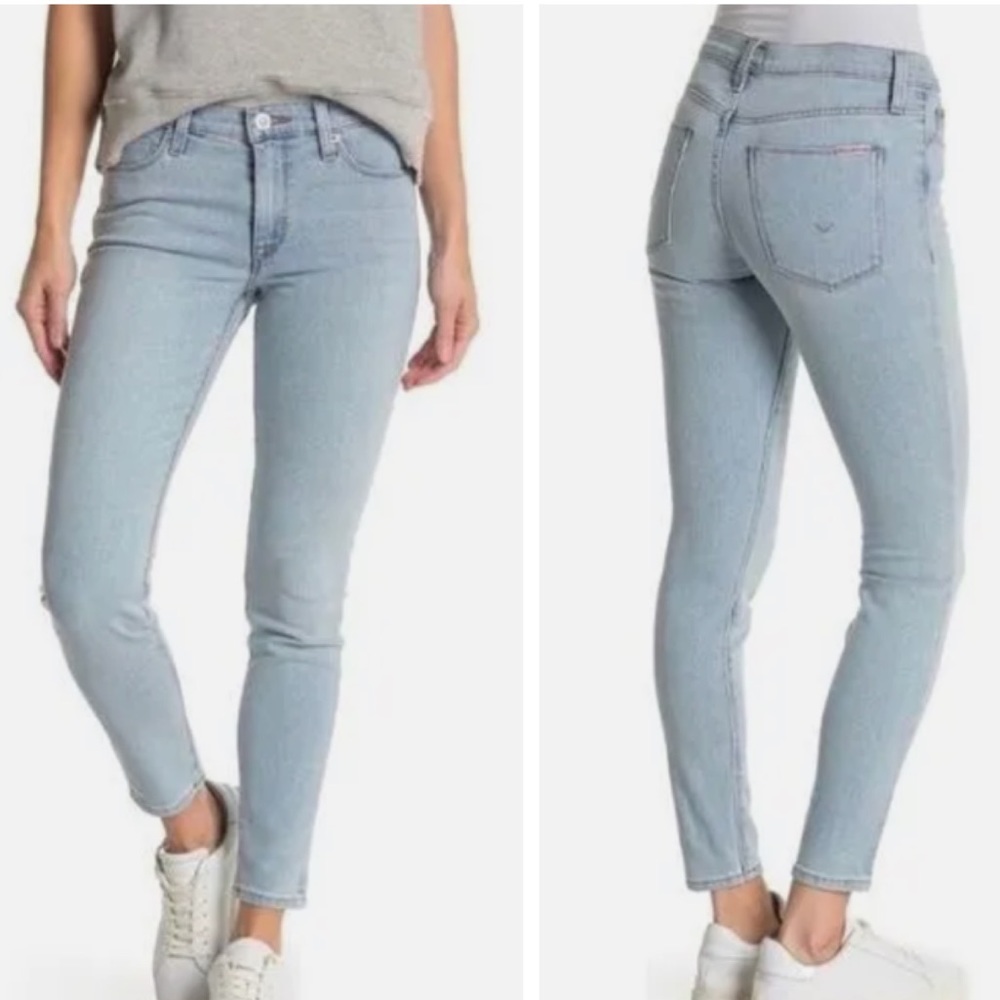 Hudson • Natalie Midrise Ankle Light Wash Skinny Jeans